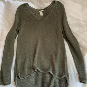 Olive green sweater